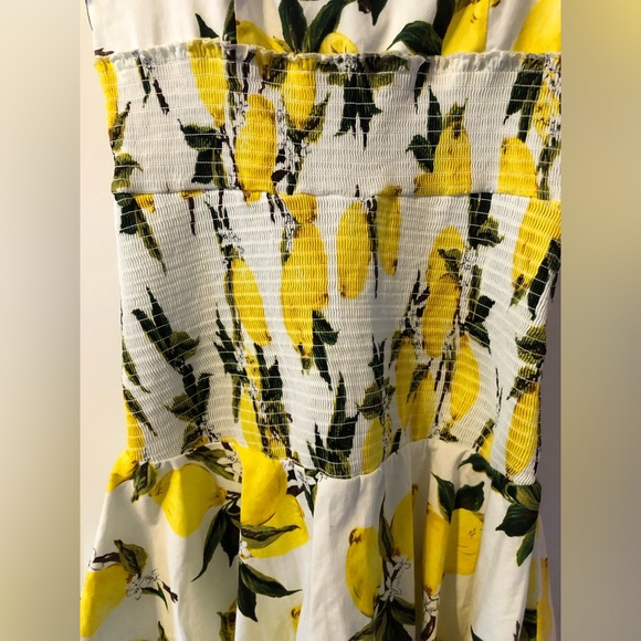 English Factory Drops of Sunshine Lemon Print Dress - Picture 7 of 12